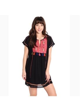 Joie Lucritea Women's Mini Embroidered Gauze Cotton Dress